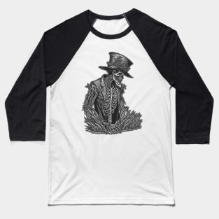 Mr. Leprechaun Skeleton Baseball T-Shirt